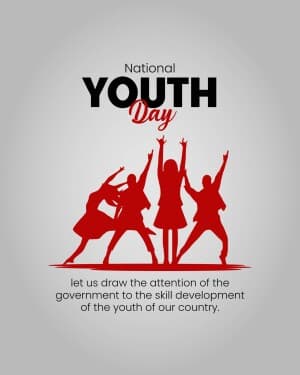 National Youth Day event poster