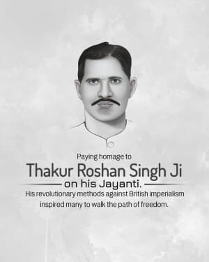 Thakur Roshan Singh Jayanti image