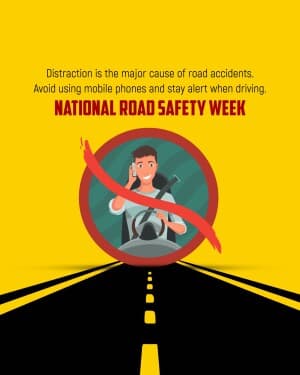 National Road Safety Week poster