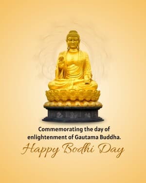 Bodhi Day illustration