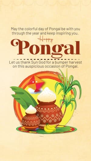 Pongal Insta Story image