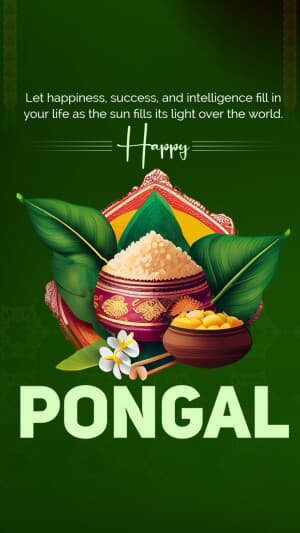 Pongal Insta Story flyer