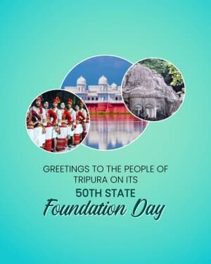 Tripura Foundation Day post