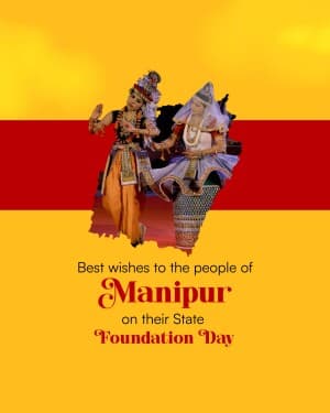 Manipur Foundation Day illustration