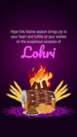 Lohri Insta Story image