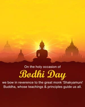 Bodhi Day post