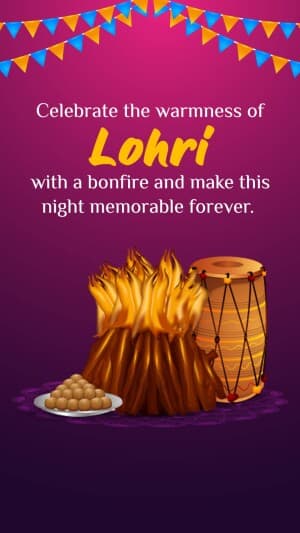 Lohri Insta Story Instagram banner