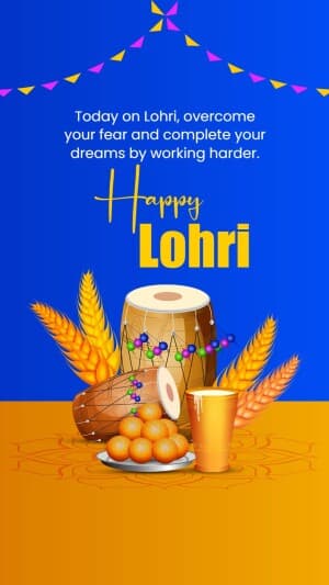 Lohri Insta Story post