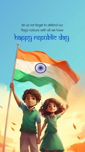 Republic Day Insta Story Instagram flyer