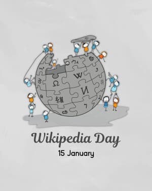 Wikipedia Day poster