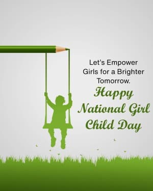 National Girl Child Day image