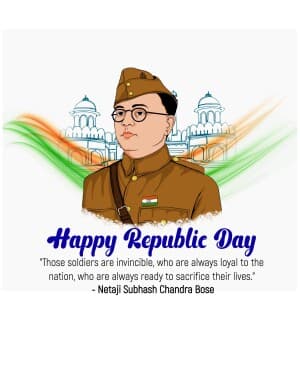 Republic Day event poster