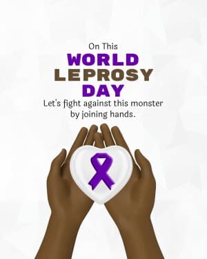 World Leprosy Day graphic