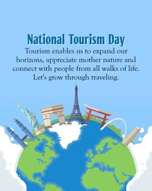 National Tourism Day poster Maker