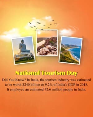 National Tourism Day event advertisement