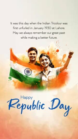 Republic Day Insta Story marketing poster