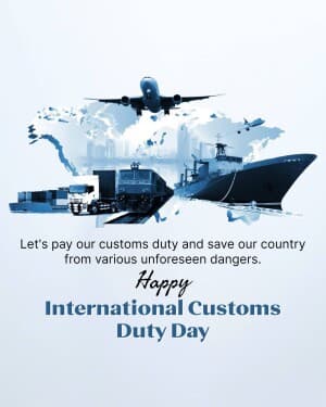 International Customs Duty Day illustration