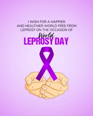 World Leprosy Day flyer