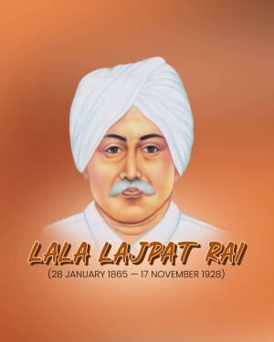 Lala Lajpat Rai Janm Jayanti illustration