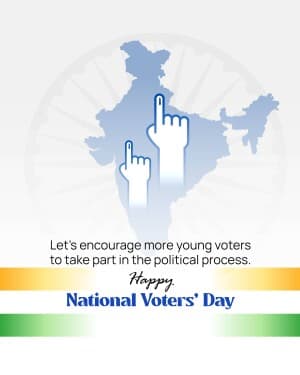 National Voters Day creative image