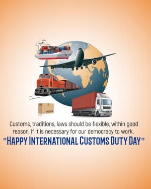 International Customs Duty Day flyer