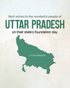 Uttar Pradesh Foundation Day post