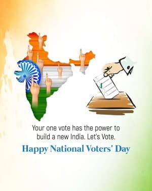 National Voters Day Instagram Post