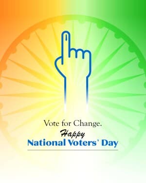 National Voters Day poster Maker