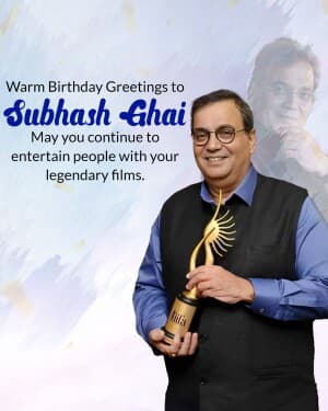 Subhash Ghai Birthday post