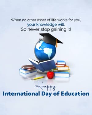 International Day of Education illustration