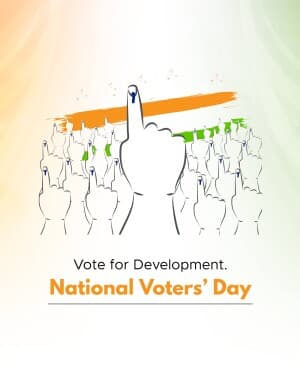 National Voters Day graphic