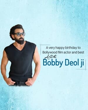 Bobby Deol Birthday image