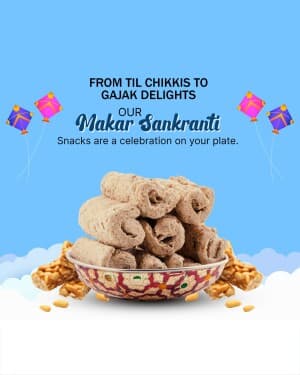 Makar Sankranti Special Instagram flyer