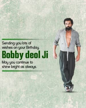 Bobby Deol Birthday post