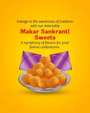 Makar Sankranti Special advertisement banner