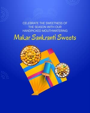 Makar Sankranti Special marketing poster