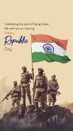 Republic Day Insta Story marketing flyer