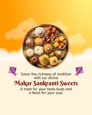 Makar Sankranti Special Social Media poster