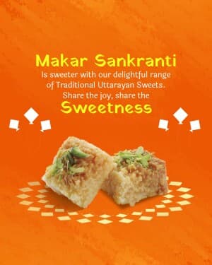 Makar Sankranti Special marketing flyer