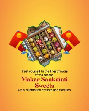 Makar Sankranti Special whatsapp status poster