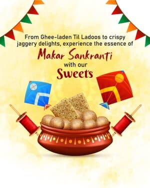 Makar Sankranti Special Facebook Poster