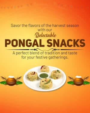 Pongal Snacks illustration