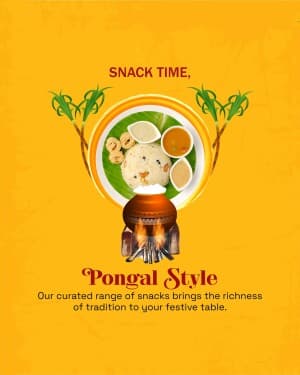 Pongal Snacks banner