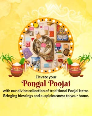 Pongal Pooja Kit illustration