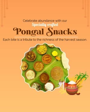 Pongal Special Facebook Poster