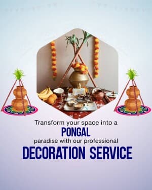 Pongal Decoration illustration