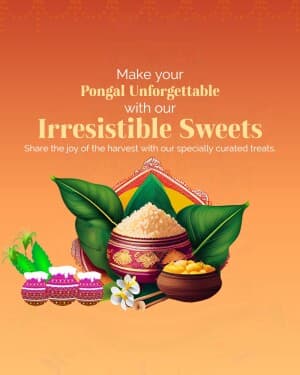 Pongal Sweets event poster