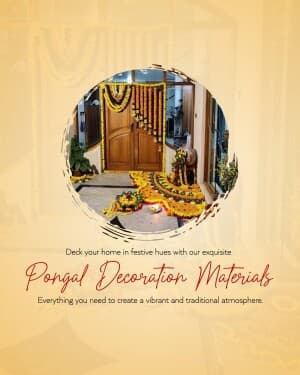 Pongal Decoration banner