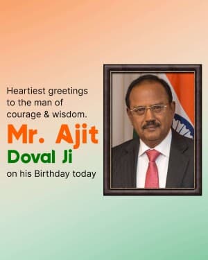 Ajit Doval Birthday post