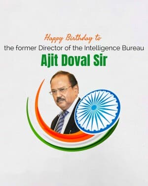 Ajit Doval Birthday image